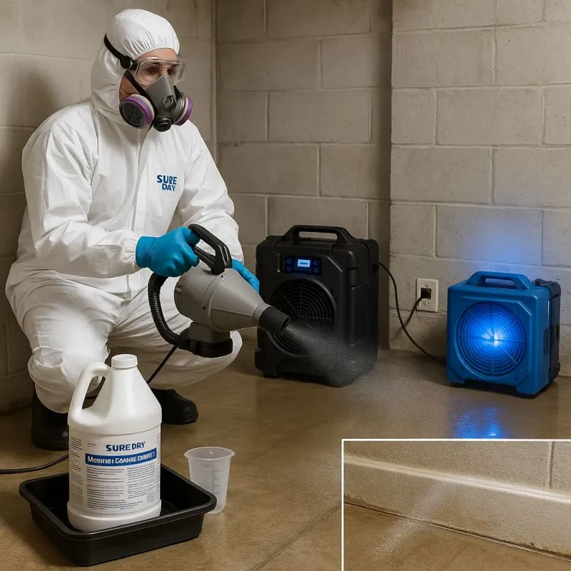 Sanitization and Odor Removal process in Waupaca, WI